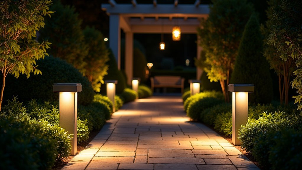 Energy-efficient LED outdoor lighting fixtures for commercial business applications