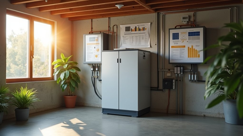 Solar power integration with battery storage