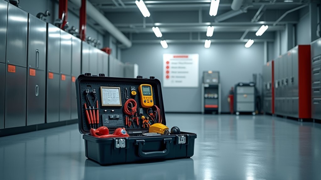 Safety compliance in electrical maintenance
