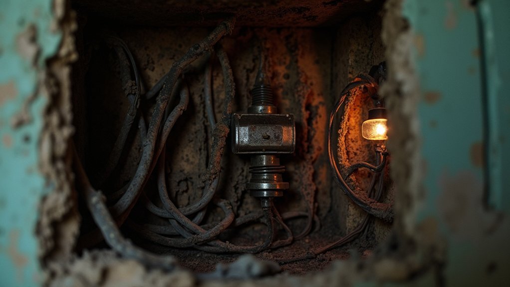 Fire hazards from outdated electrical wiring